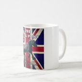 "The Fell Pony — True Brit — made in England" Koffiemok (Voorkant rechts)