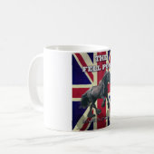 "The Fell Pony — True Brit — made in England" Koffiemok (Voorkant links)