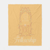 The Fellowship - Small Group, Big Adventure Fleece Deken (Voorkant)