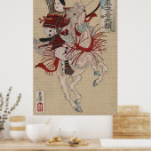 The female warrior samurai Lady Hangaku Poster (Keuken)