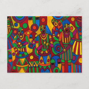 The Festival by Emeka. Briefkaart