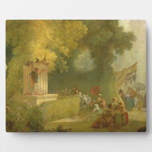 The Fete at Saint-Cloud, detail van het Show Puppe Fotoplaat