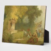 The Fete at Saint-Cloud, detail van het Show Puppe Fotoplaat (Zijkant)