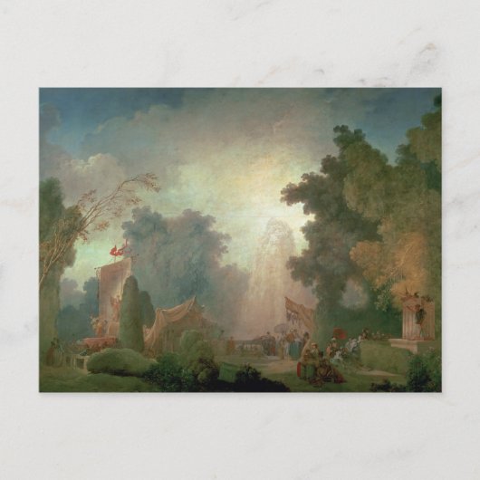 The Fete at Saint-Cloud (oil on canvas) (voor nade Briefkaart (Voorkant)