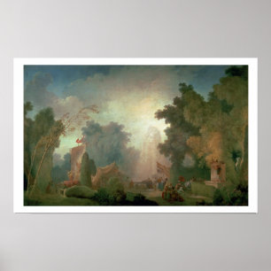 The Fete at Saint-Cloud (oil on canvas) (voor nade Poster