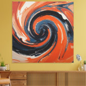 The Feu and Water Canvas Afdruk (Insitu (Woonkamer))