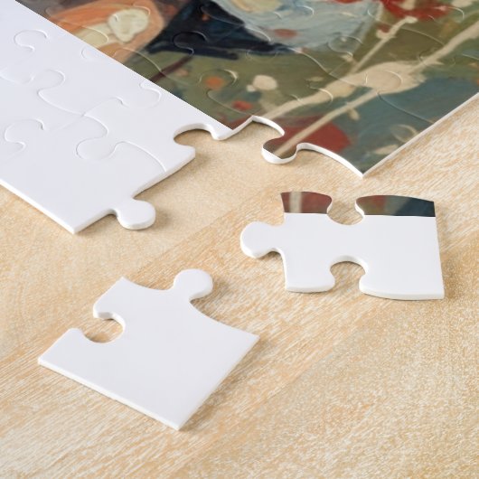 The Field Girl and the Flowers Legpuzzel (Zijkant)