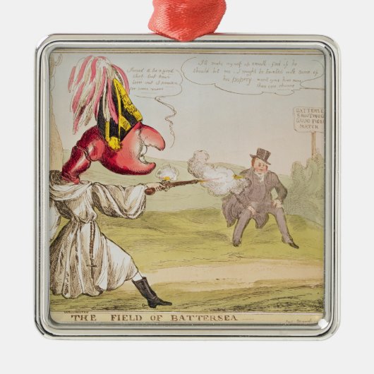 The Field of Battersea, 1829 Metalen Ornament (Voorkant)