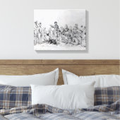 The Field Preacher, 1837 Canvas Afdruk (Insitu (Slaapkamer))