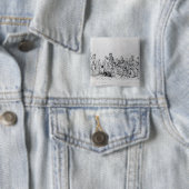 The Field Preacher, 1837 Vierkante Button 5,1 Cm (In situ)