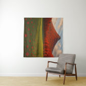 The Fiery Autumn Summit: Red Silence over the Drea Wandkleed (In Situ (horizontaal))