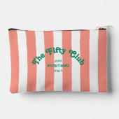 The Fifty Club Pink Cabana Stripe 50th Birthday  Etui (Achterkant)