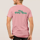 The Fifty Club Roze Oversized 50ste Verjaardagsfee Tri-Blend Shirt (Achterkant)