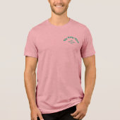 The Fifty Club Roze Oversized 50ste Verjaardagsfee Tri-Blend Shirt (Voorkant)