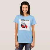 The Fighting Freud Women's Ringer Tee T-shirt (Voorkant volledig)