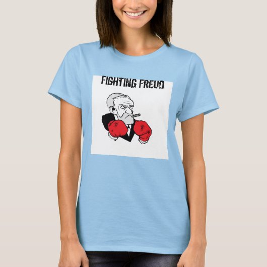 The Fighting Freud Women's Ringer Tee T-shirt (Voorkant)