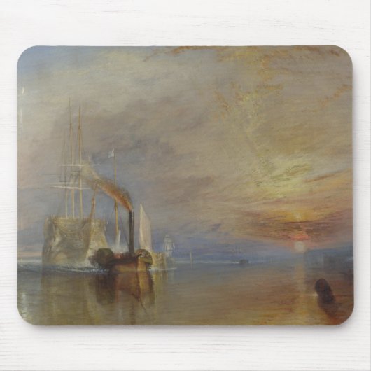 The Fighting Temeraire (door J.M.W. Turner) Muismat (Voorkant)
