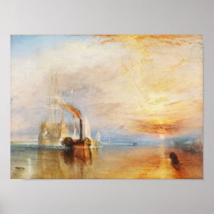 The Fighting Temeraire, door kunstenaar Turner, J. Poster