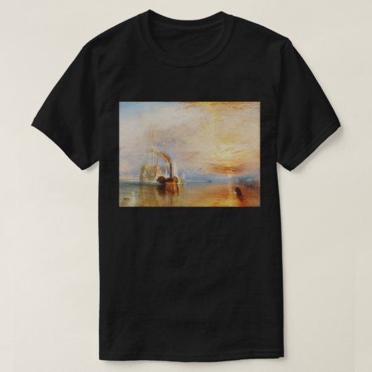 The Fighting Temeraire, door kunstenaar Turner, J. T-shirt (Design voorkant)