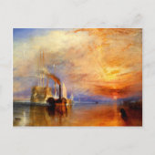 The Fighting Temeraire, J. M. W. Turner Briefkaart (Voorkant)