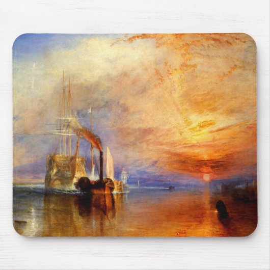 The Fighting Temeraire, J. M. W. Turner Muismat (Voorkant)