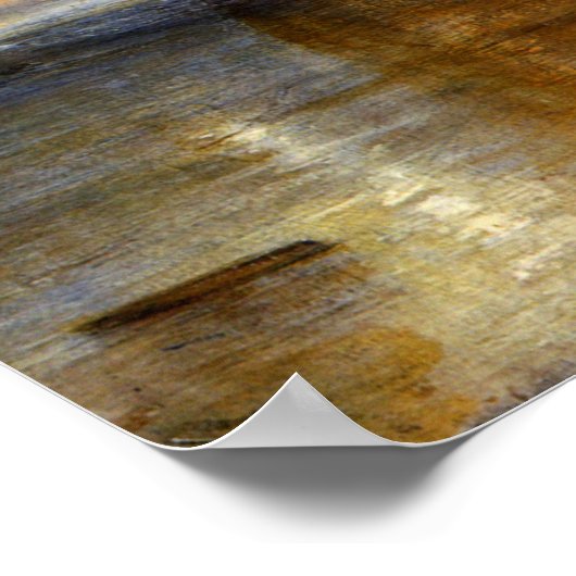 The Fighting Temeraire, J. M. W. Turner Poster (Hoek)