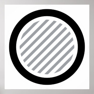 The Filled Primary – Geometric Expression Poster