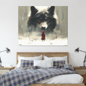 The final batch of little redhood canvas afdruk (Insitu (Slaapkamer))