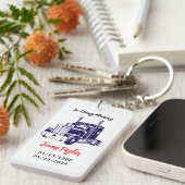 The Final Journey | Trucker Memorial Keychain (Voorkant Rechts)