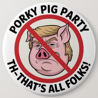 The Final Snort: Ending the Political Monopoly Ronde Button 6,0 Cm