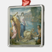 The Finding of Moses, 1638 Metalen Ornament (Links)