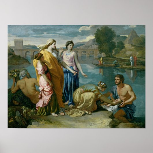 The Finding of Moses, 1638 Poster (Voorkant)