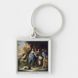 The Finding of Moses, c.1650-56 (olie op canvas) Sleutelhanger