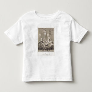 The Fine Supper, 1781, gegraveerd door I.S. Helman Kinder Shirts