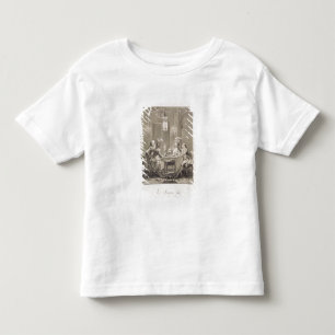 The Fine Supper, 1781, gegraveerd door I.S. Helman Kinder Shirts