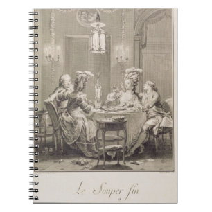 The Fine Supper, 1781, gegraveerd door I.S. Helman Notitieboek
