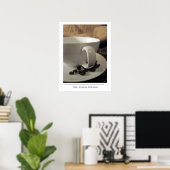 The Finer Things - Verzenden van koffiekunst Poster (Thuiskantoor)