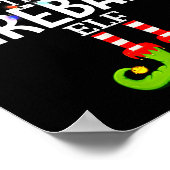 The Fireball Elf Christmas Matching Pajamas  Poster (Hoek)