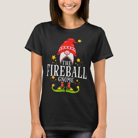 The Fireball Gnome Christmas Matching T-shirt (Voorkant)