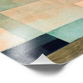 The Firmament Above the Temple (1922) by Paul klee Foto Afdruk (Hoek)