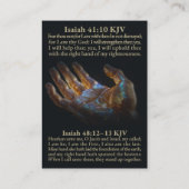 The First and Last LORD King of Israel KJV Card Visitekaartje (Achterkant)