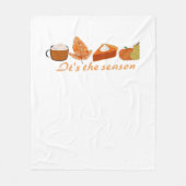 The First Day Of Fall Hello Fall Fleece Deken (Voorkant)