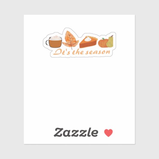 The First Day Of Fall Hello Fall Sticker (Vel)