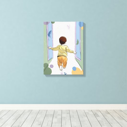 The First Ground – Early Childhood Discovery Canvas Afdruk (Insitu (Houten vloer))