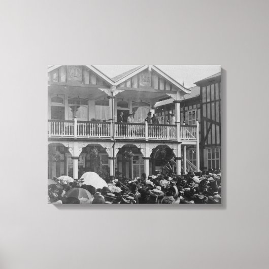 The first Phoenix Park Races, 1903 Canvas Afdruk (Voorkant)