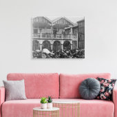 The first Phoenix Park Races, 1903 Canvas Afdruk (Insitu (Woonkamer))