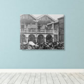 The first Phoenix Park Races, 1903 Canvas Afdruk (Insitu (Houten vloer))