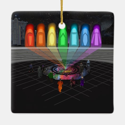 The First Step Keramisch Ornament (Achterkant)