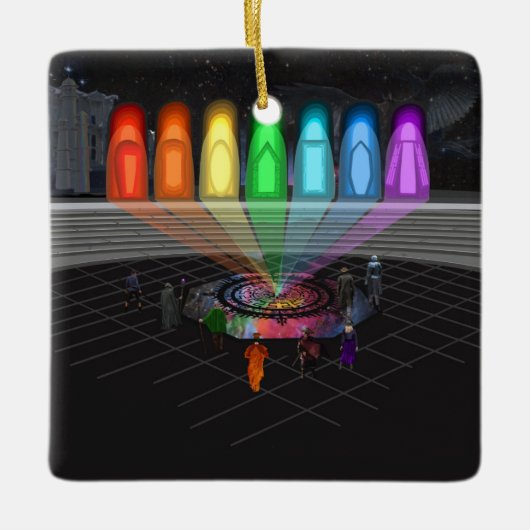 The First Step Keramisch Ornament (Voorkant)