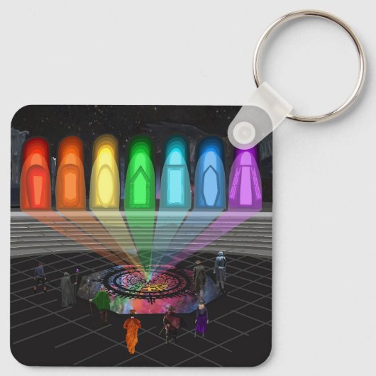 The First Step Sleutelhanger (Achterkant)